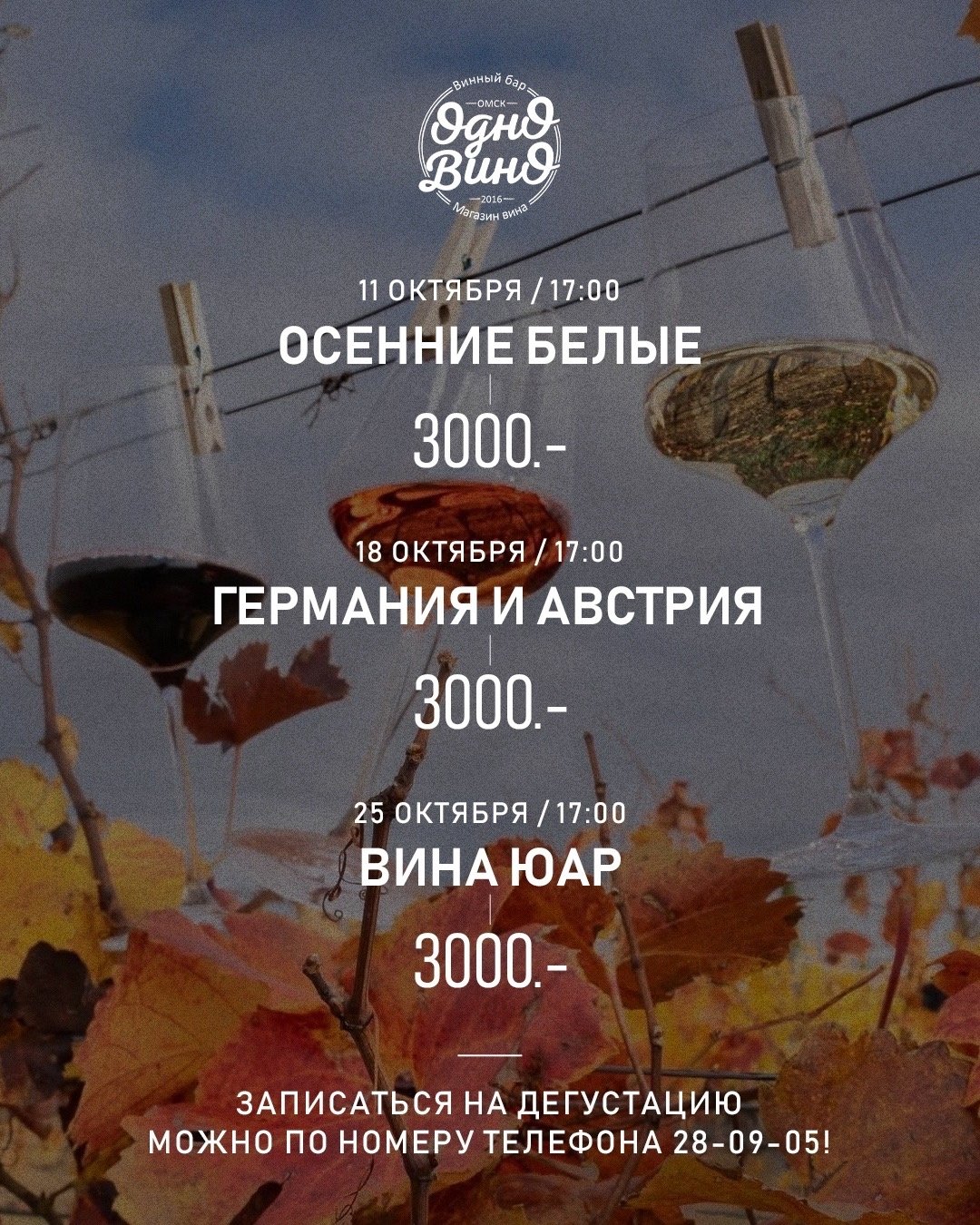 Осенние белые