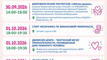 Старт месячника по финансовой грамотности