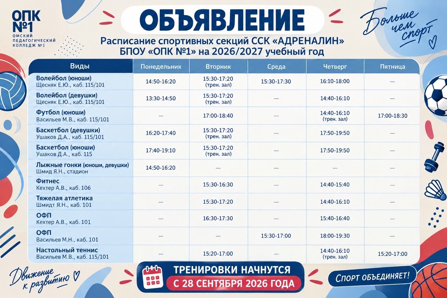 Волейбол (юноши)
