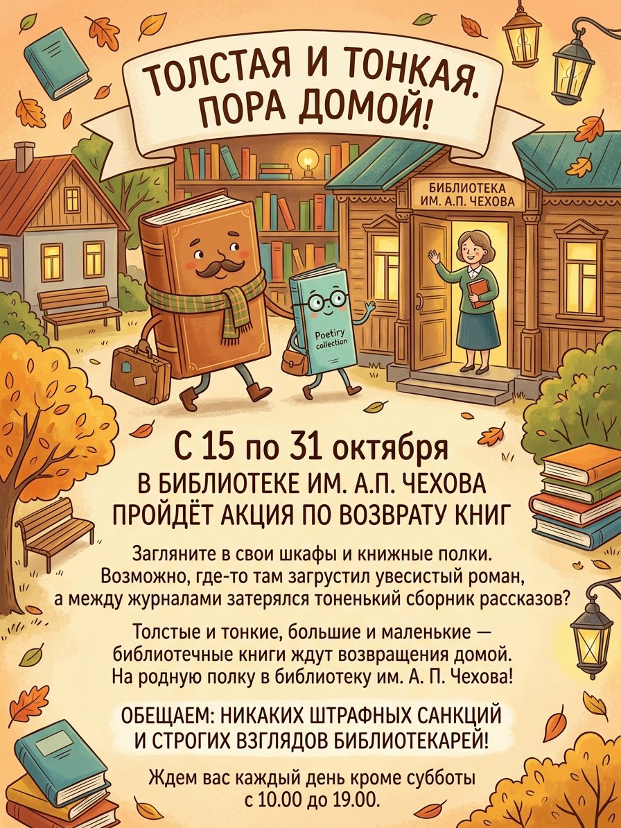 Возврат домашних книг